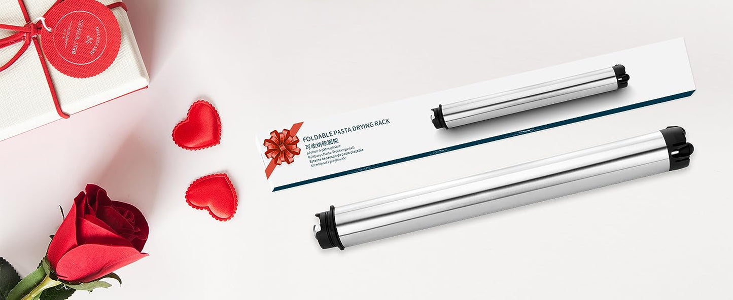 KITCHENDAO Collapsible Pasta Drying Rack for Noodle and Spaghetti up to 3 KG