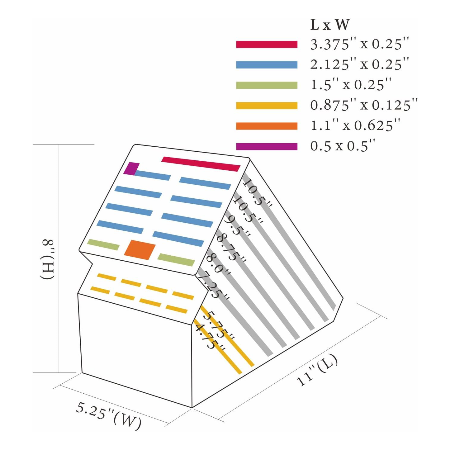 KITCHENDAO Knife Block in Bamboo with Slots for Scissors and Sharpening Rod, Capacity 19 Knives