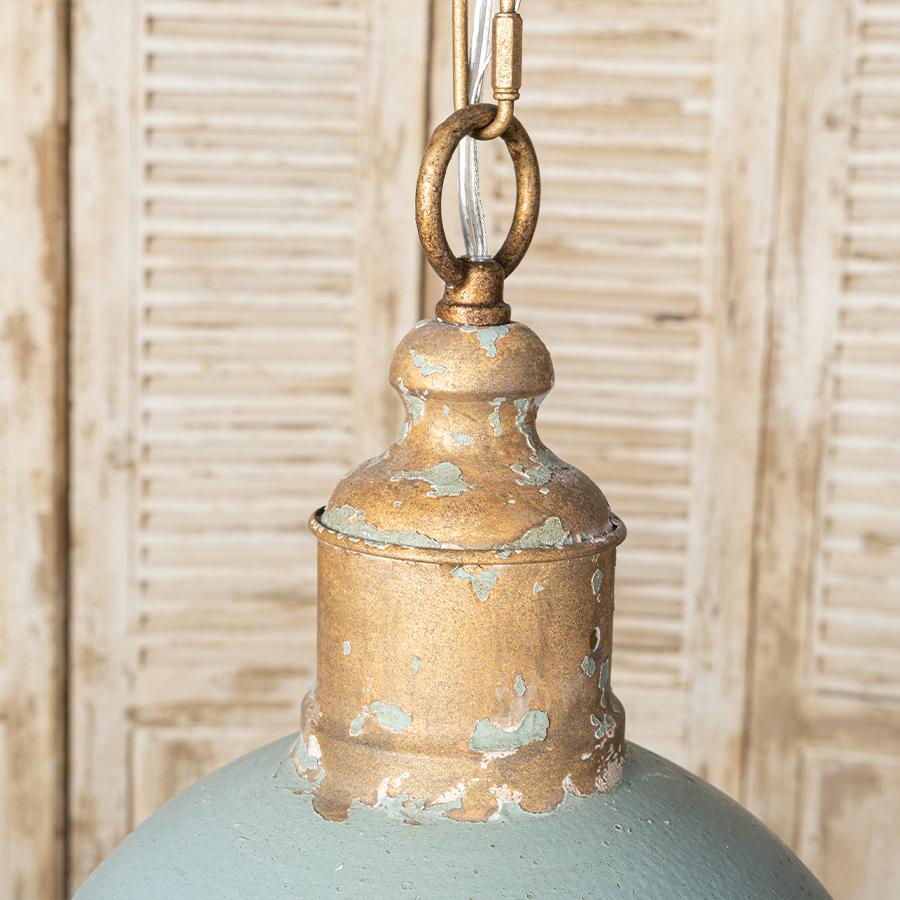Retro Blue Pendant Light for Stylish Home Interiors, Perfect for Creating a Cozy and Sophisticated Ambiance