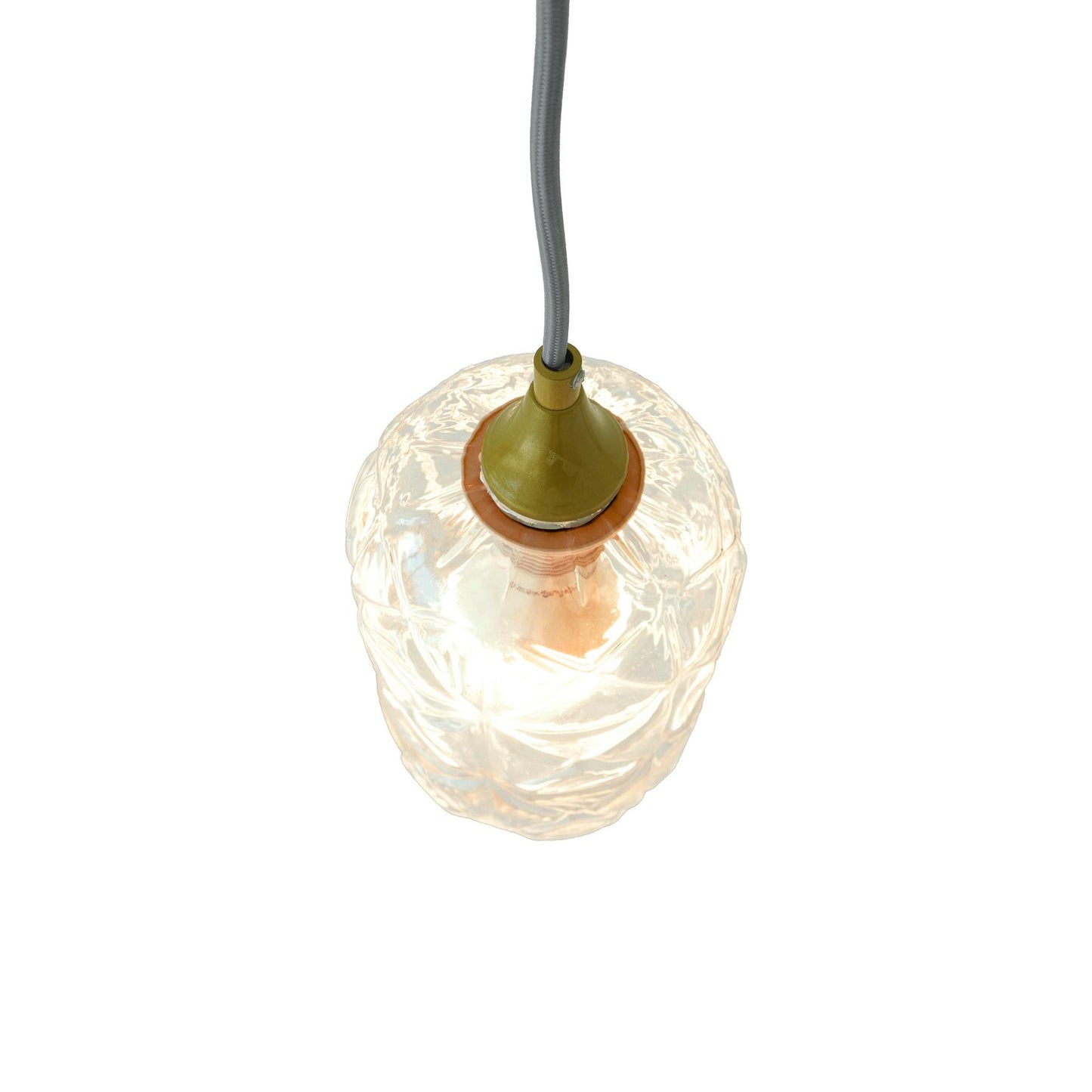 Glowline Pendant Lamp - Gold and Clear