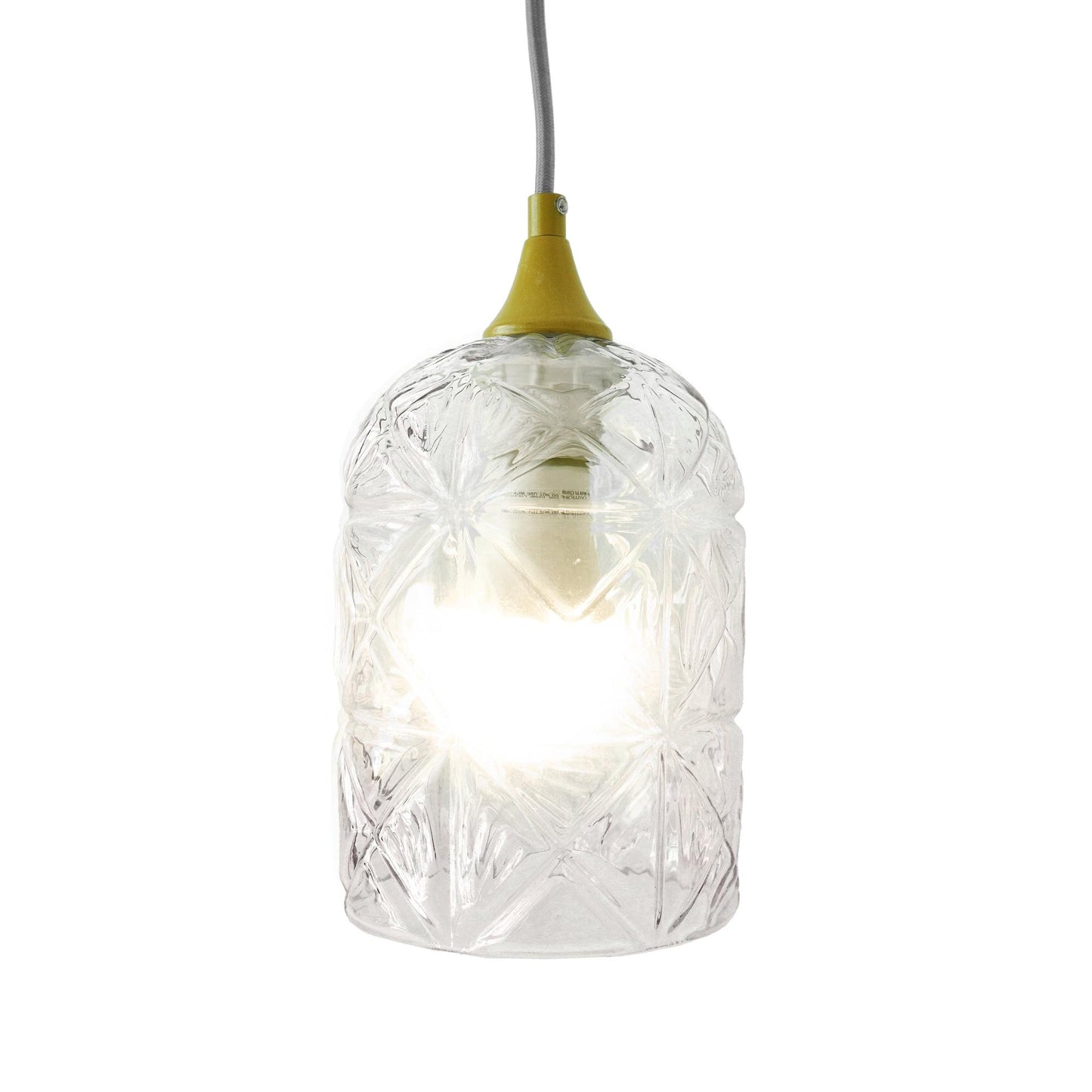 Glowline Pendant Lamp - Gold and Clear