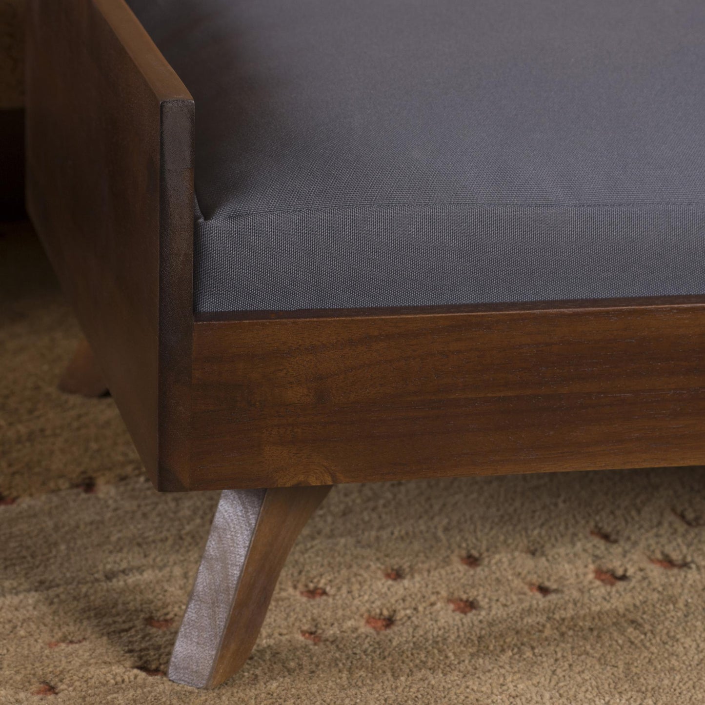 SOLID WOOD DOG BED