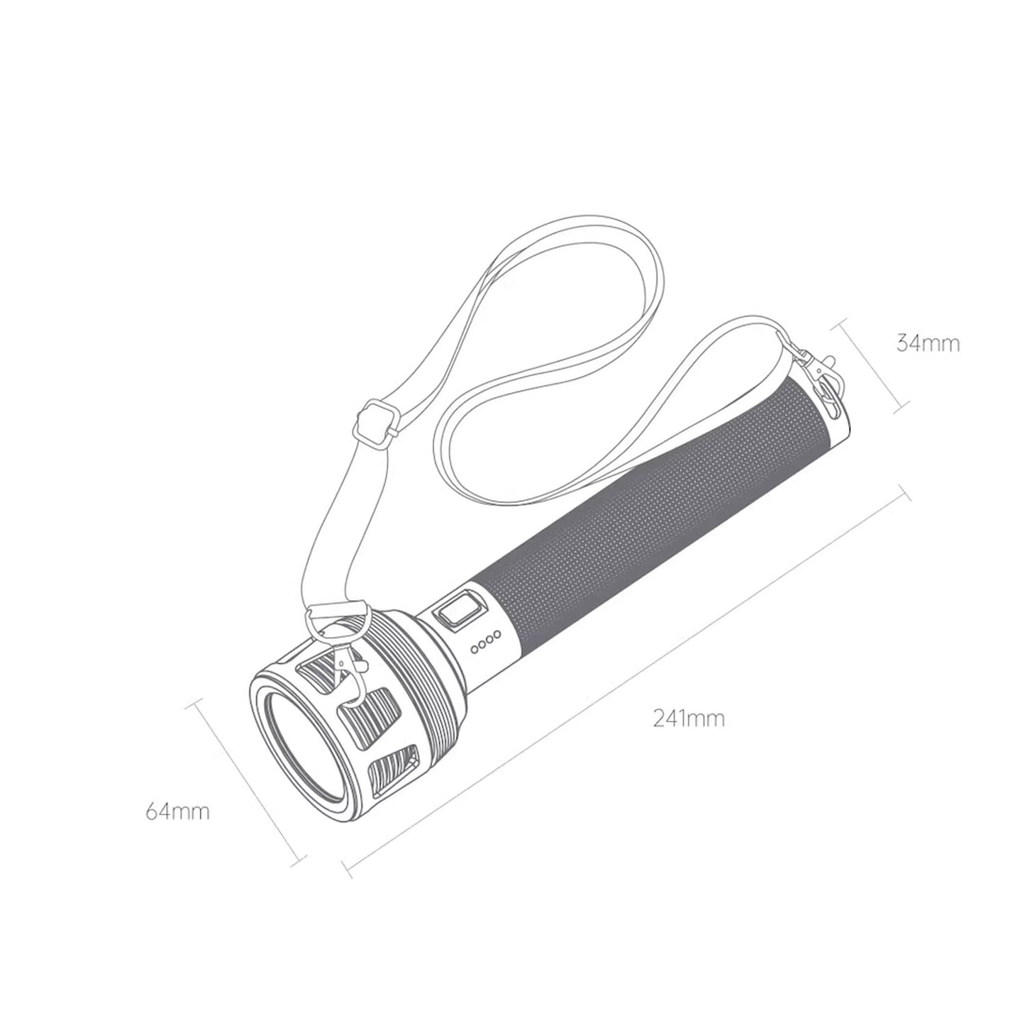 NexTool High Lumens Flashlight with 5 Modes, 10000mAh Rechargeable Battery, IPX7 Waterproof