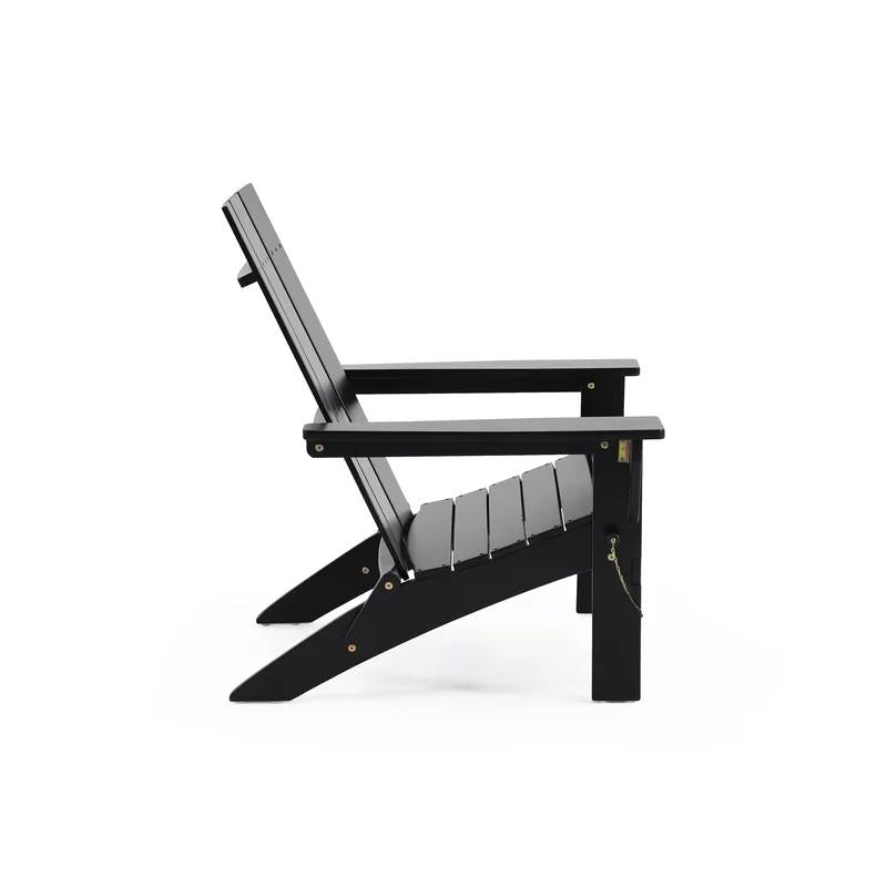 Aberdeen Outdoor Contemporary Acacia Wood Foldable Adirondack Chair