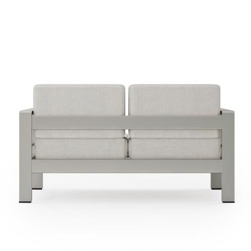 Modern and Versatile Two Seater Sofa Durable Aluminum Frame and Comfortable and Soft Cushions