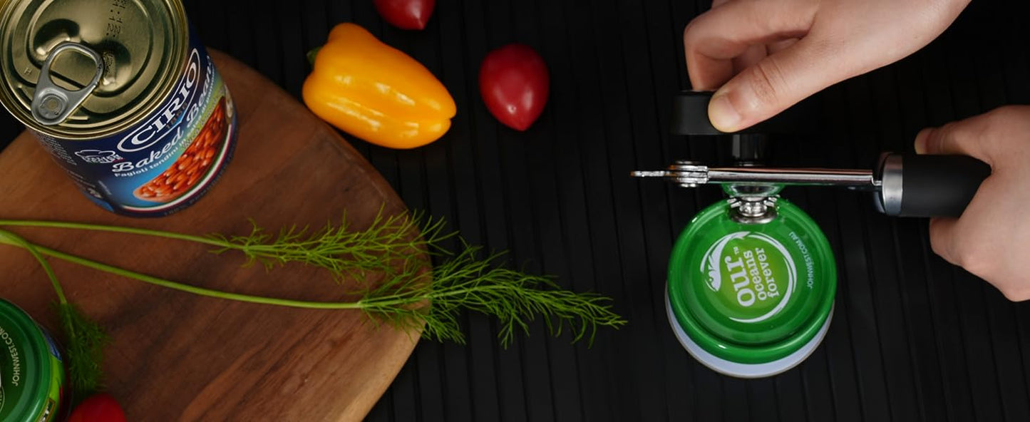 KITCHENDAO Manual Can Opener with Magnet for Seniors and Arthritis