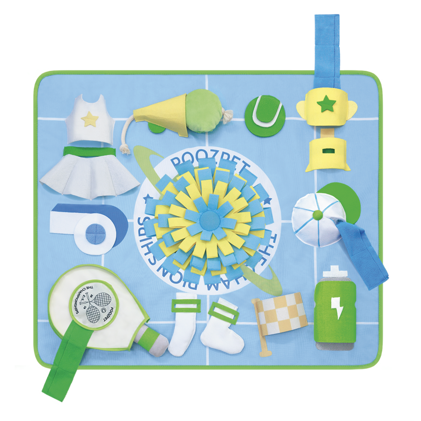 Poozpet Tennis Snuffle Mat – 900x690mm