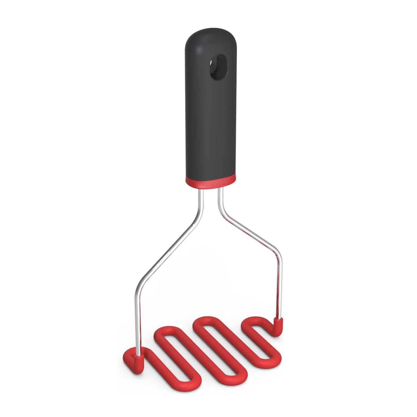 KITCHENDAO Potato Masher, 18/8 Stainless Steel Wrapped in Premium Silicone