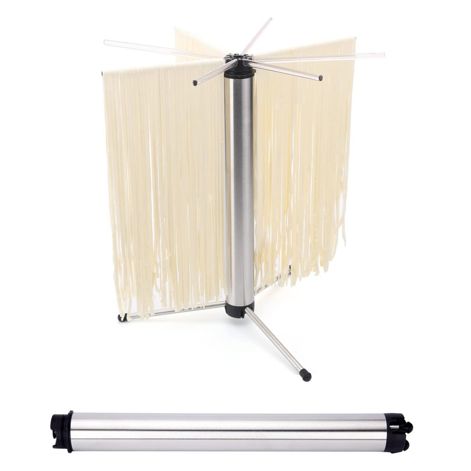 KITCHENDAO Collapsible Pasta Drying Rack for Noodle and Spaghetti up t ...