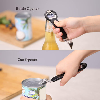 KITCHENDAO Bottle Opener and Can Opener with Magnetic 2 in 1