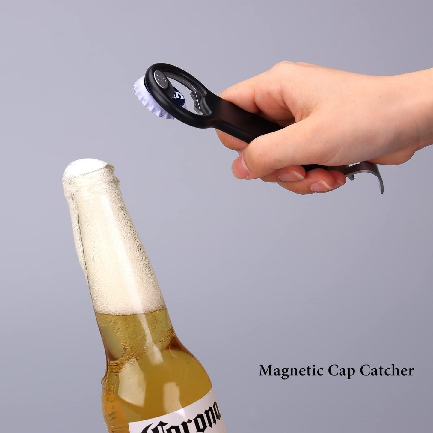 KITCHENDAO Bottle Opener and Can Opener with Magnetic 2 in 1