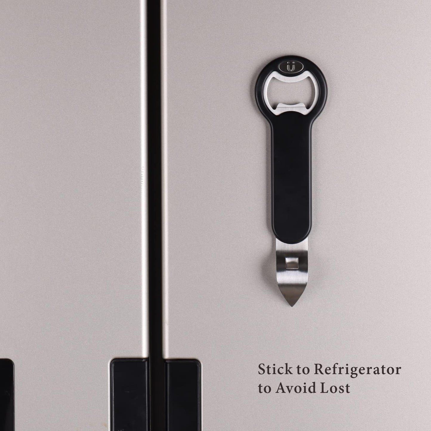KITCHENDAO Bottle Opener and Can Opener with Magnetic 2 in 1