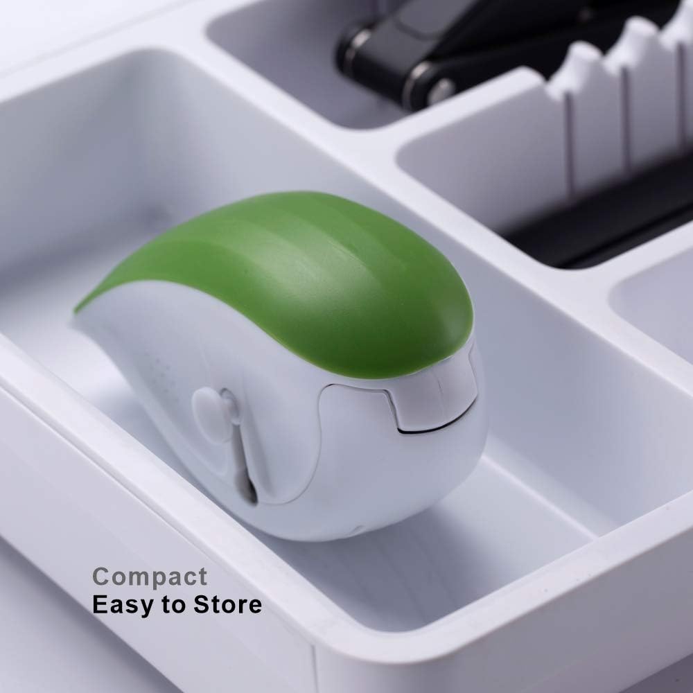 KITCHENDAO 3-in-1 Herb Mincer, Leaf Stripper, Scraper- Retractable, Detachable