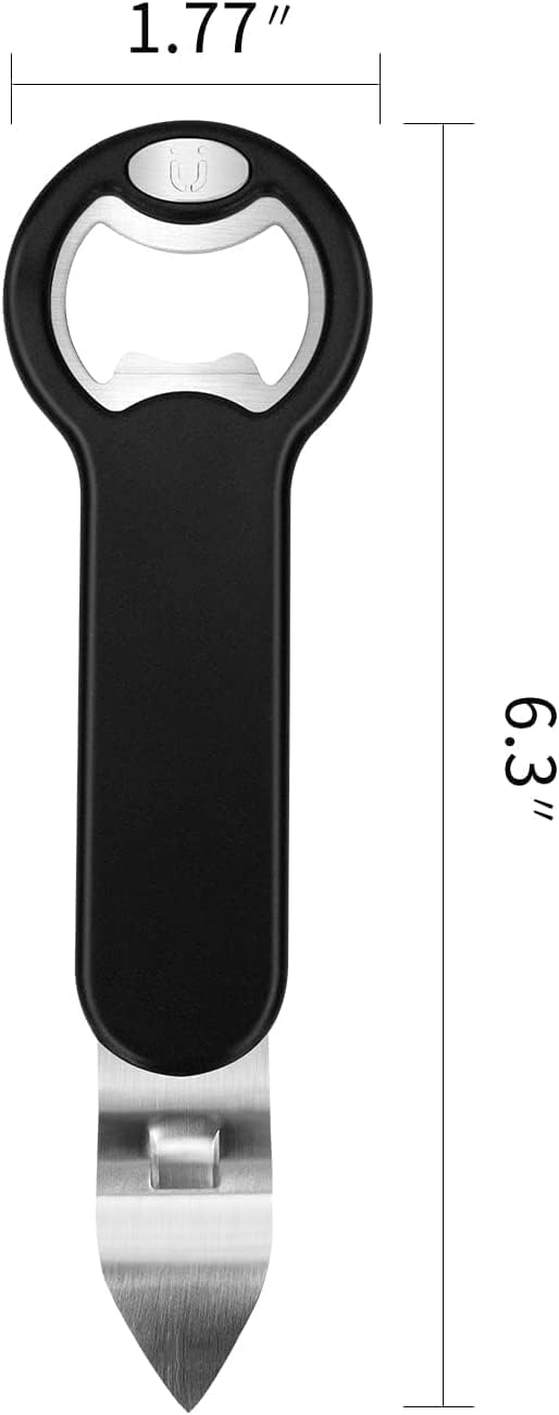 KITCHENDAO Bottle Opener and Can Opener with Magnetic 2 in 1