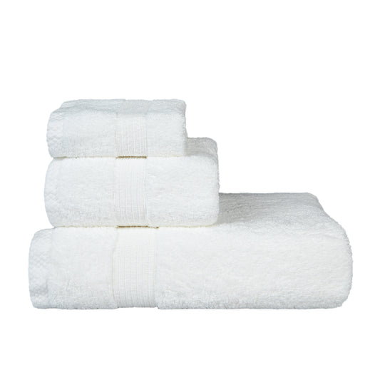 Hydrocotton Quick-Dry Luxury Towel Set for Bathroom & Spa - 3PCS (White)