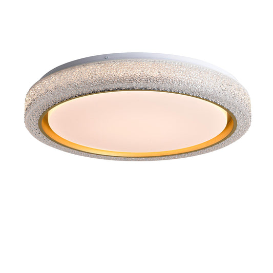 LED Flush Mount Ceiling Light Fixture, 19.69in 36W,3600LM, 5 CCT Colors 2700K 3000K 3500K 4000K 5000K, Dimmable  Modern Flush Mount Light Fixture for Bedroom Bathroom Hallway