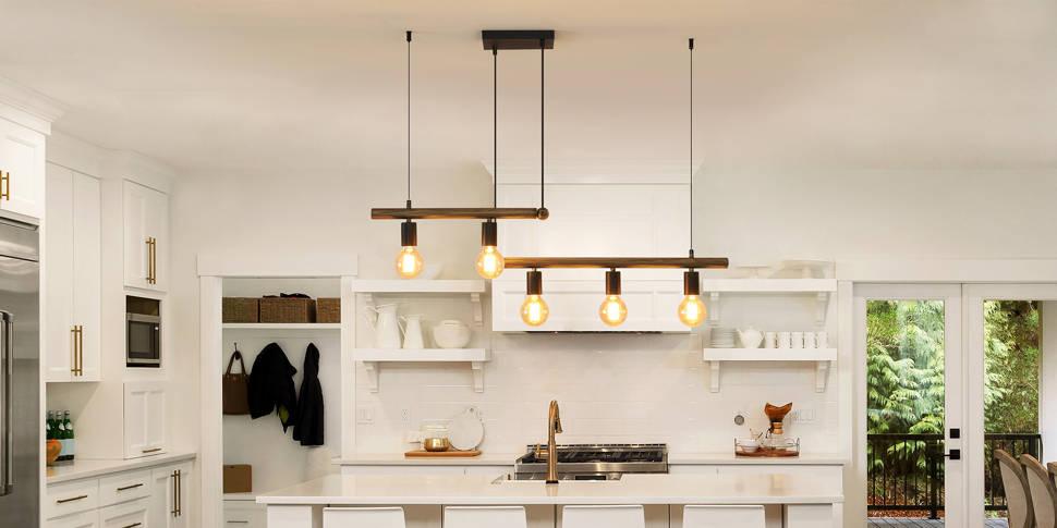 Macgregor 5 - Light Kitchen Island Pendant Light[No Bulb]