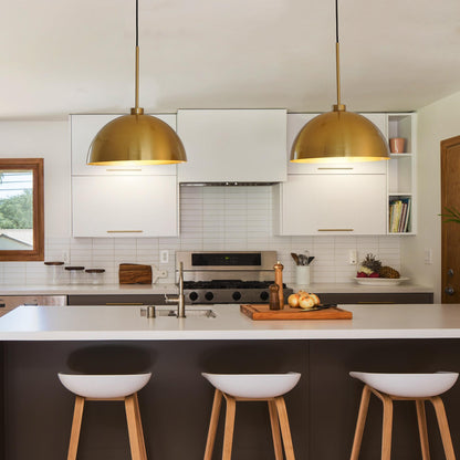 41" Industrial Modern Copper Color Double Pendant Light – Adjustable Ceiling Hanging Lamp with Bright Finish for Dining Room, Kitchen, or Living Room – Stylish and Durable Lighting Fixture (No Bulbs)
