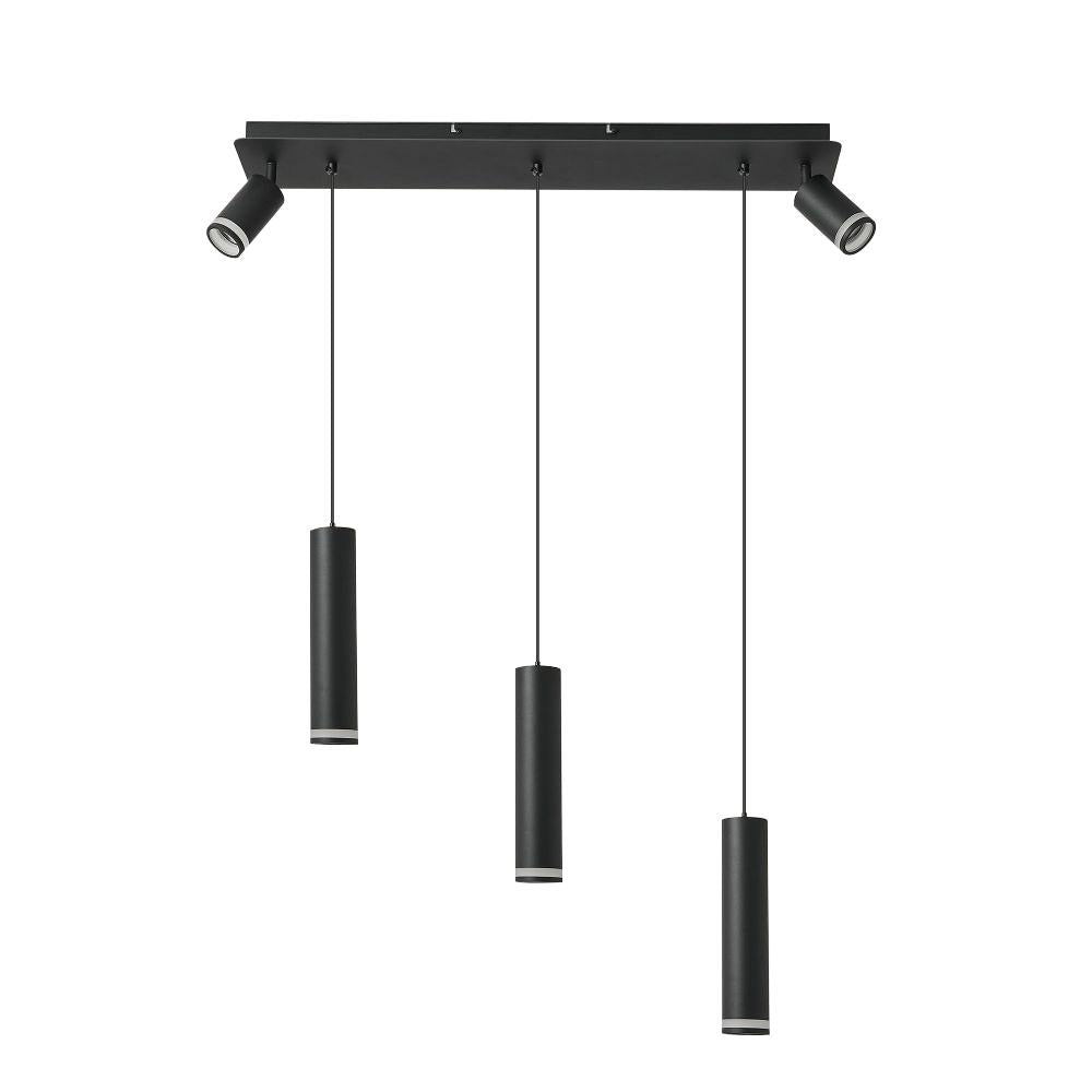Angelina 5 - Light Cylinder Kitchen Island Pendant[No Bulb]