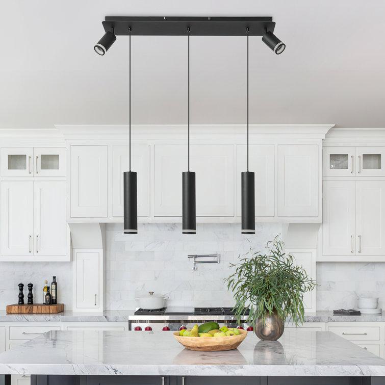 Angelina 5 - Light Cylinder Kitchen Island Pendant[No Bulb]