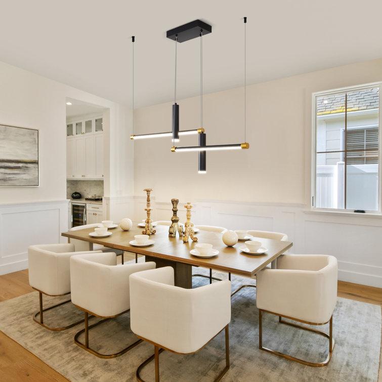 Javeriah 4 - Light Dimmable Kitchen Island Linear LED Pendant[No Bulb]