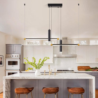Javeriah 4 - Light Dimmable Kitchen Island Linear LED Pendant[No Bulb]