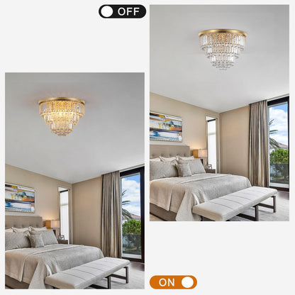 (Same as W1340110372/L5009) Gold luxury modern style crystal lights,large ceiling chandeliers,dining room,living room,bedroom (Bulb Not Included)