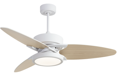 Light Pro 52 in. LED Indoor White Smart Ceiling Fan with Remote Control