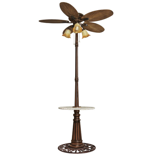 Light Pro 52 in. Indoor/Outdoor Brown Classic Ceiling Fan with
Light Kit and 5 ABS Plastic Blades