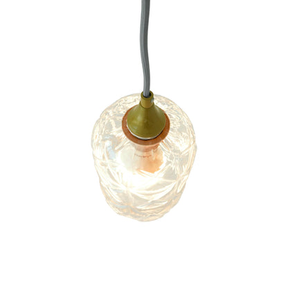 Glowline Pendant Lamp - Gold and Clear