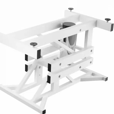 Heavy-Duty Hydraulic Dog Grooming Table with Anti-Static Top, Adjustable Z-Lift (21"-36"), Armrests, Leash Covers, Tool Organizers, Hooks, & 330LB Capacity - Black