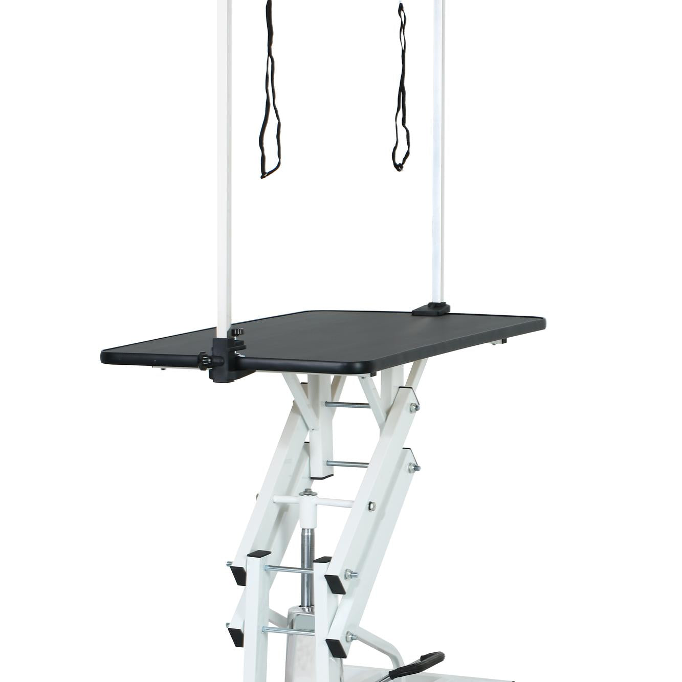 43 Inch Adjustable Heavy Type Hydraulic Pet Dog Grooming Table Upgraded Professional Drying Table Heavy Duty Frame with Adjustable Arm and Noose