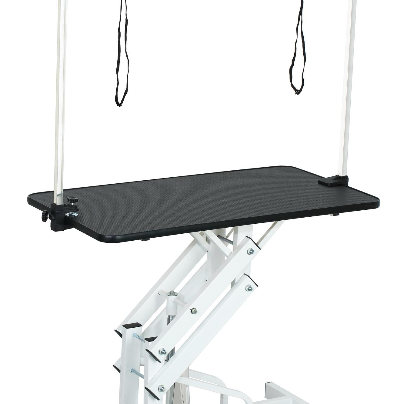 43 Inch Adjustable Heavy Type Hydraulic Pet Dog Grooming Table Upgraded Professional Drying Table Heavy Duty Frame with Adjustable Arm and Noose