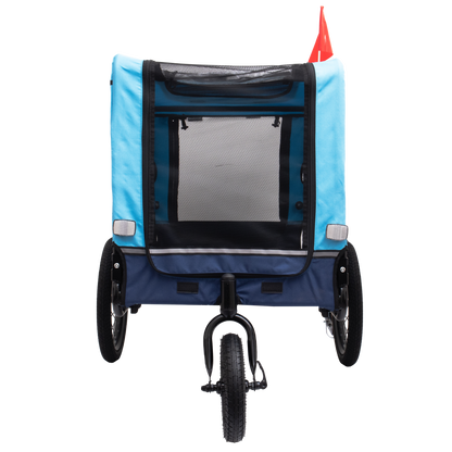 Outdoor Heavy Duty Foldable Utility Pet Stroller Dog Carriers Bicycle Trailer