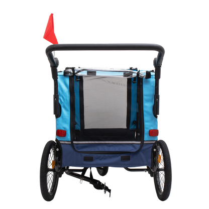 Outdoor Heavy Duty Foldable Utility Pet Stroller Dog Carriers Bicycle Trailer