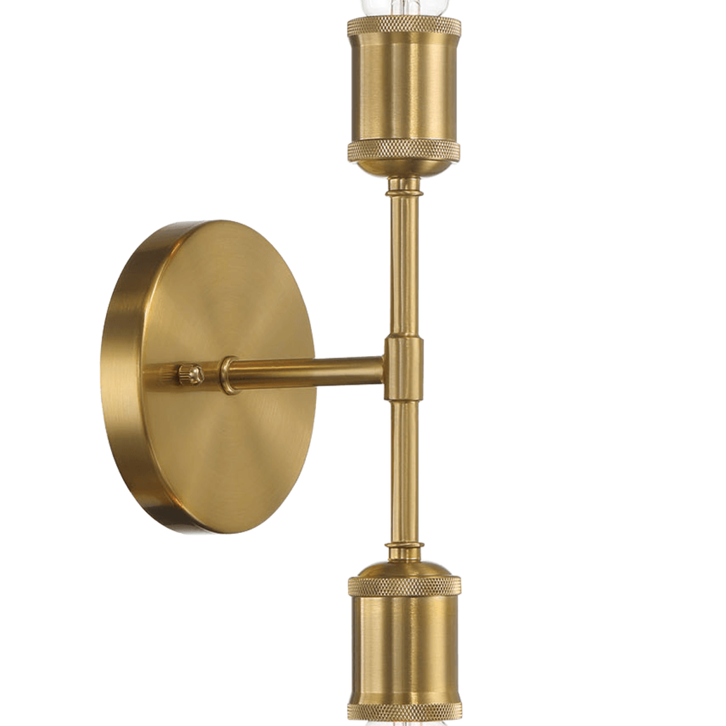 Reverie Double Lights Bathroom Wall Sconce over Mirror Bedroom Hallway Entryway 5"W × 10.75"H × 5"E