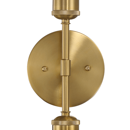Reverie Double Lights Bathroom Wall Sconce over Mirror Bedroom Hallway Entryway 5"W × 10.75"H × 5"E