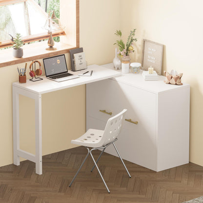 Twin Size Murphy Cabinet Bed with Adjustable Position Desk, Murphy Chest Dresser Bed with Foldable Cushion for Guest Room,Small Space, White