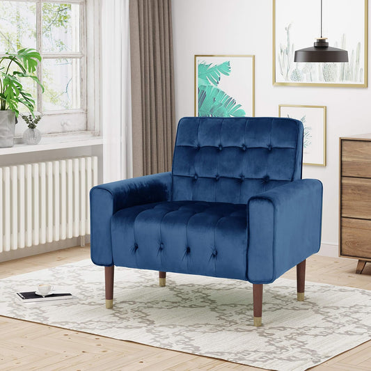 Mirod Comfy Arm Chair with Tufted Back , Modern for Living Room, Bedroom and Study