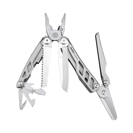 NexTool Flagship Pro Multitool 16 in 1 with Safety Locking, Sliver