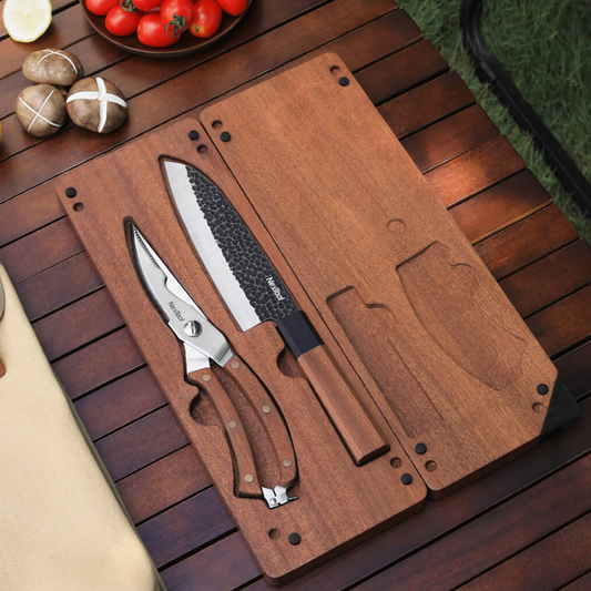 NexTool Cutting Board Set with Knife and Scissor for Outdoor Cooking