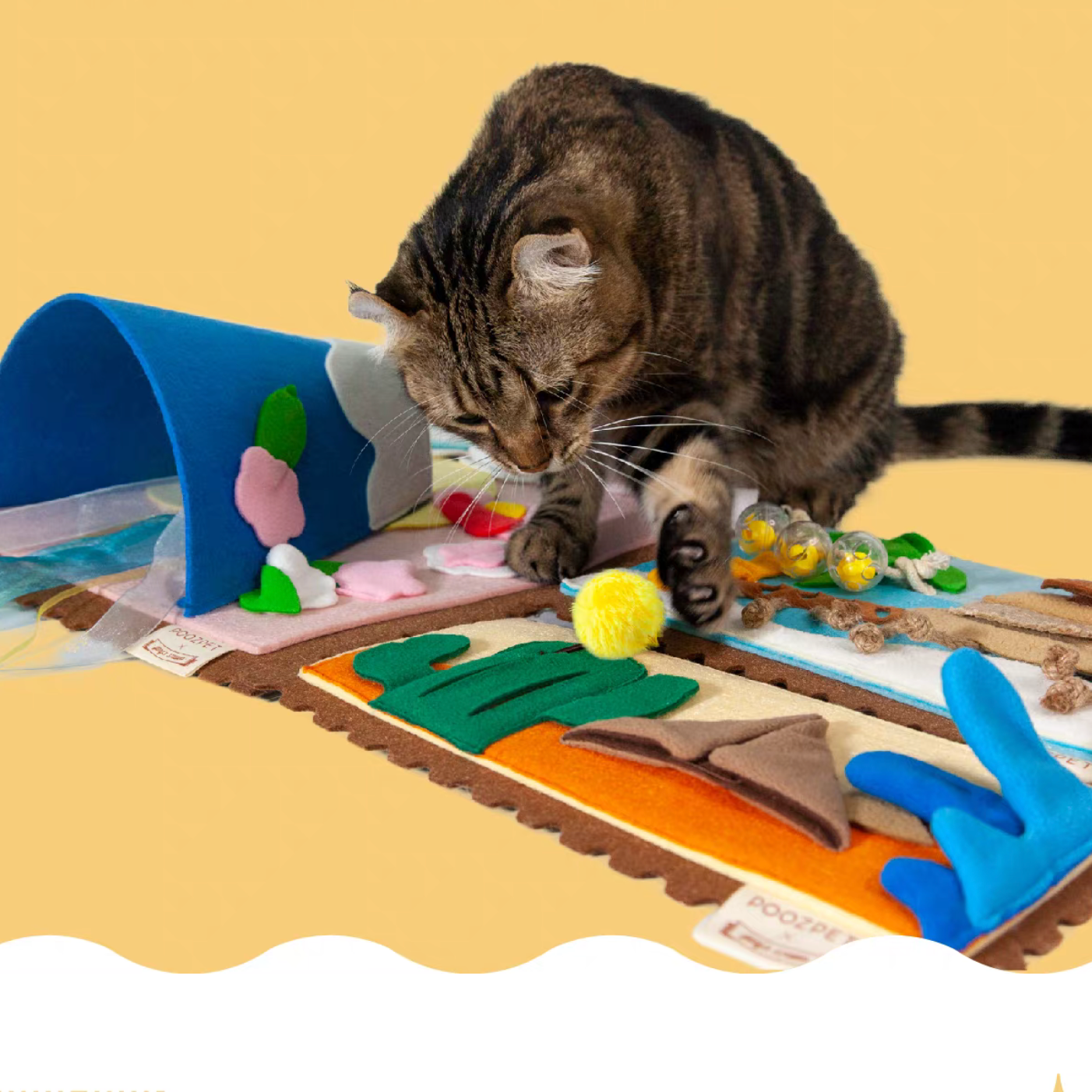 Poozpet Travel Journal Snuffle Mat – For Cats