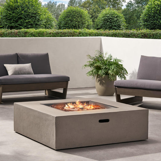 50000 BTU SQUARE MGO FIRE TABLE TANK OUTSIDE(Tank cover not included)