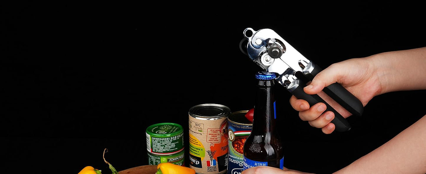KITCHENDAO Manual Can Opener with Magnet for Seniors and Arthritis