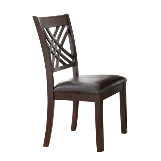 Adrian - Side Chair (Set of 2) - Dark Brown