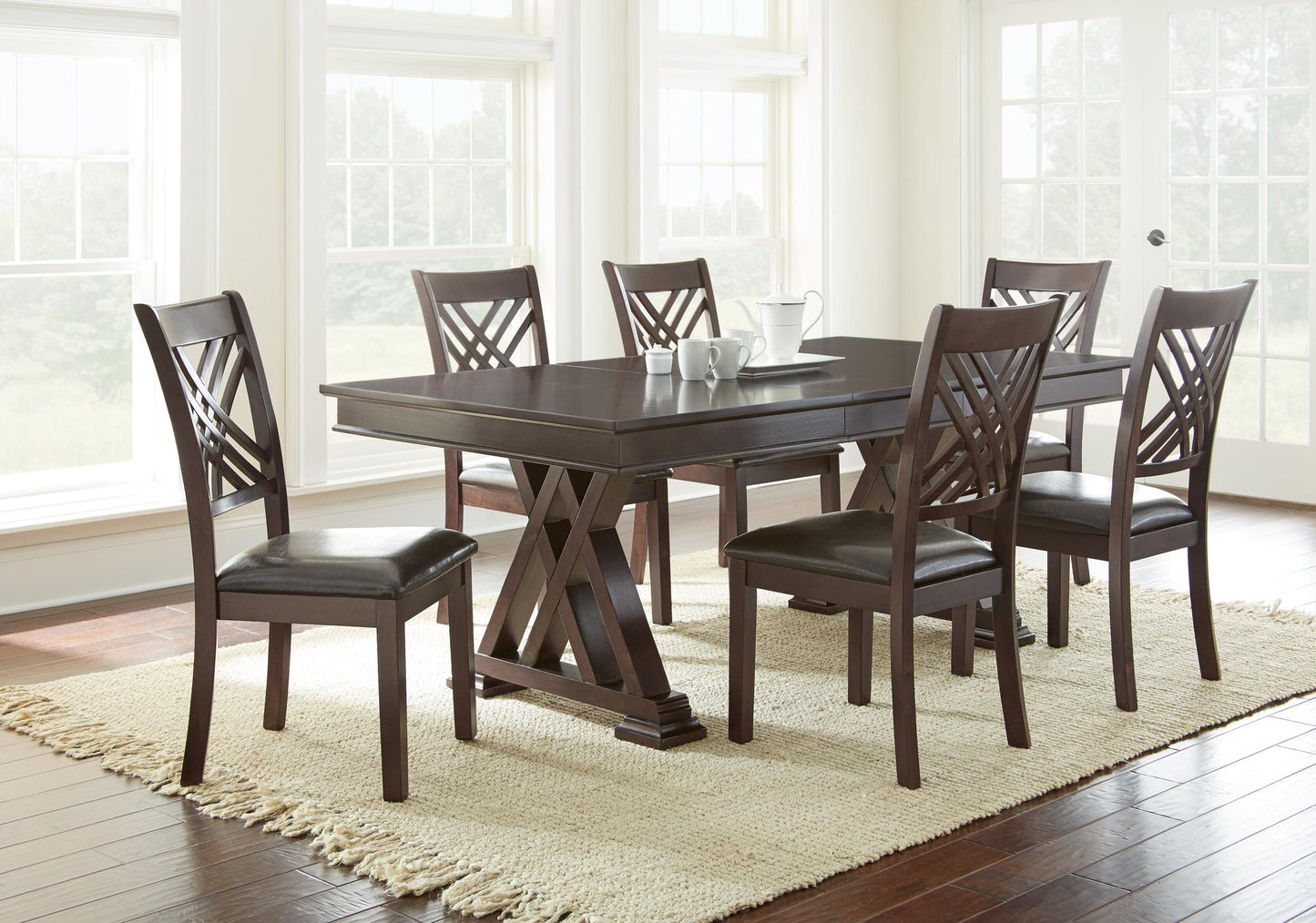 Adrian - Side Chair (Set of 2) - Dark Brown
