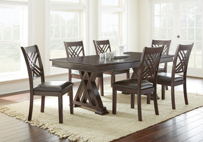 Adrian - Side Chair (Set of 2) - Dark Brown