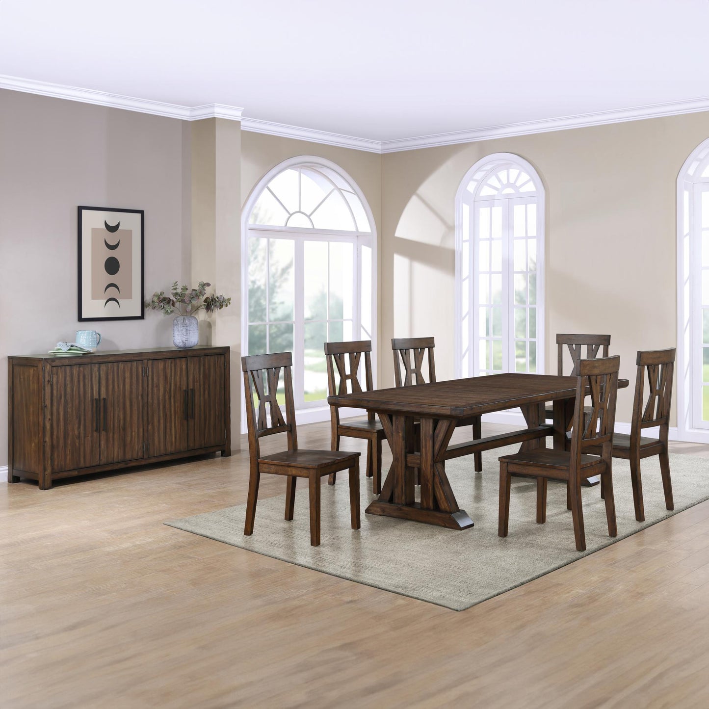 Auburn - Side Chair (Set of 2) - Dark Brown