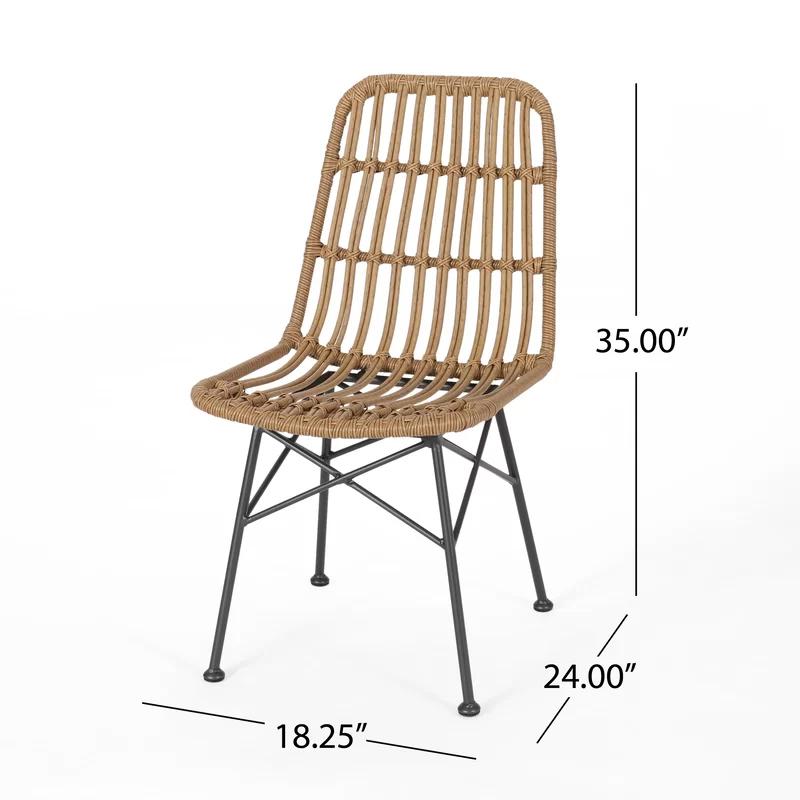 Enloe Outdoor Dining Side Chair (Set of 2)