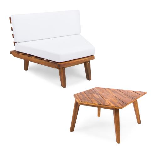HILLCREST SOFA CONER + TABLE
